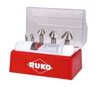 RUKO 102142 - Juego de avellanadores cónicos - DIN 335 forma C, HSS 90°