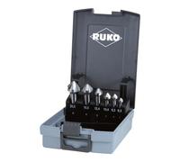 RUKO 102152 - Juego de 6 avellanadores cónicos, DIN 335 forma C