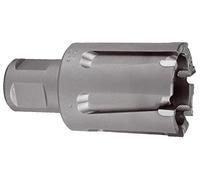 RUKO 1081524 - Broca hueca, dientes metal duro, vástago Weldon, para vías de tren (24 mm)