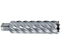 RUKO 1082022 - Broca hueca HSS con vástago Weldon (3/4"), rectificada CBN, profundidad de corte 110 mm (22,0 x 19,0 mm)