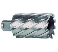 RUKO 108527 - Broca hueca HSS, vástago Weldon, profundidad 55 mm (27 mm)