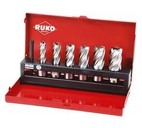 Ruko 108820 - Juego de 6 brocas huecas HSS vástago Weldon