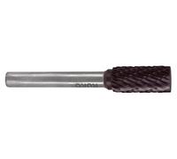 Ruko 116017TC - Fresas metal duro TiCN forma A - ZYA cilíndrica con dentado frontal (10 x 60 mm)