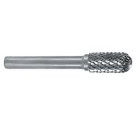 RUKO Fresas metal duro 116022 WRC semiesférica (forma C) 10 x 60 mm