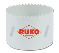 RUKO 126052 - Corona perforadora HSS Co 8 bimetal, dentado fino (52 mm)