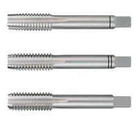 RUKO 230100 - Juego de 3 machos para roscar a mano M DIN 352 HSS, rectificados (M10)