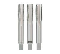 RUKO 230100 - Juego de 3 machos para roscar a mano M DIN 352 HSS, rectificados (M10)