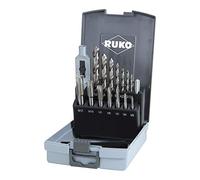 Ruko-245004RO-Juego de 15 machos de roscar en estuche de plástico