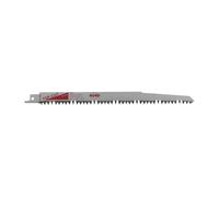 RUKO 33189225 - Pack de 5 sierras de sable HCS Acero con vástago universal 1/2", para madera, 240 mm (Equivalencia Bosch S 1531 L)