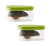 Rukurmo 2 Paquetes de Almacenamiento de Aguacate, Encargado de Aguacate, Soporte de Ahorro de Aguacate, Recipiente de Aguacate para Mantener Aguacates Frescos Durante DíAs
