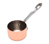 Rukurmo de Salsa Chapada en Cobre para Salseras de Leche de Salsa para Papas Fritas Olla de Cobre Especial para Restaurante Occidental 3,8 Cm