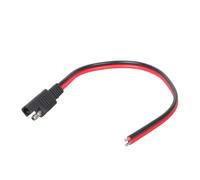 Rulbelok Cable de conectores de 14 AWG de 30 cm/100 cm a cable de 2 pines, 15 A DC12/24 V para automoción, motocicleta solar y tractores, uso de cable de alimentación para automoción