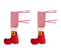 Rulbelok Fundas para Patas de sillas navideñas, Protectores no Tejidos Lavables, reducción de Ruido y decoración navideña para Suelo, Protectores de Suelo para Muebles Festivos