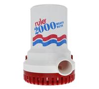 Rule 29-10 Heavy Duty Bombas de achique Sumergible, 12v, 2.000 g/h, 7.560 l/h, 28 mm, Unisex-Adult, Blanco, Talla Única