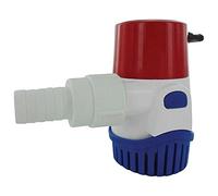 Rule - Bomba de sentina automática de 12 V, totalmente sumergible, salida de 800 GPH, colador fácil de limpiar, bajo consumo de energía, válvula de retención y corte térmico, ideal para barcos, 107 mm