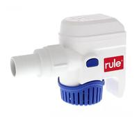 Rule Bombas de achique sumergibles automáticas Mate RM1100B de 12 V y 1100 GPH con detección automática, Corte térmico y prevención de reflujo