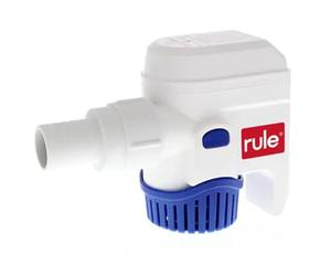 Rule Bombas de achique sumergibles automáticas Mate RM1100B de 12 V y 1100 GPH con detección automática, Corte térmico y prevención de reflujo