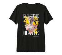 Rule The Hustle Never Back Down Boss Fighter Declaración Camiseta Premium