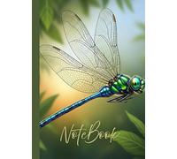 Ruled Notebook 5x7 Compact Writing Journal with 100 Pages: A portable companion for daily notes, journaling, and creative ideas on the go with dragonfly cover