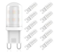 RuLEDne Bombilla LED G9 de 2W de repuesto para lámpara halógena G9 28W 25W 20W, LED G9 blanco neutro 4000K, CA 220V-240V, CRI 85+, Sin parpadeo, ángulo de 360 grados, paquete de 10