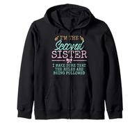Rules Are Followed The Second of 4 Sisters 5 Sisters Sibling Sudadera con Capucha