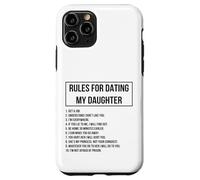 Rules For Dating My Daughter Novelty Graphic Cool Designs Carcasa para iPhone 11 Pro