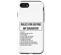 Rules For Dating My Daughter Novelty Graphic Cool Designs Carcasa para iPhone SE (2020) / 7/8