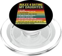 Rules For Dating My Daughter Novelty Graphic Cool Designs PopSockets PopGrip para MagSafe