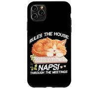RULES THE HOUSE NAPS THROUGH THE MEETINGS Carcasa para iPhone 11 Pro Max