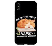 RULES THE HOUSE NAPS THROUGH THE MEETINGS Carcasa para iPhone XS Max