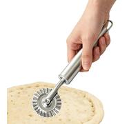 Ruleta de raviolis,Multifunción de acero inoxidable estriado manual - Cortador de pasta para pastelería,para cocina casera pizza fideos pasta torta galletas corte festoneado