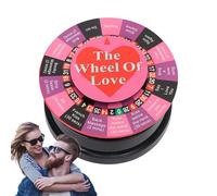 Ruleta para Parejas, Juguete de Escritorio con Rueda de Ruleta - Juegos de Amor para Adultos | Batería La Rueda del Amor Juego De Mesa Rueda De San Valentín Juguete Fidget Viaje Mujer Novio