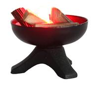 Rulke Rulke049640 - Cazuela con luz LED, 3.5 x 2.5 cm, negro