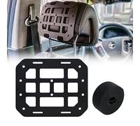 RULLINE Panel rígido de vehículo Compatible con Mochila, Accesorios tácticos para reposacabezas de Coche, Soporte de Equipo, Bolsas Molle, Herramientas EDC