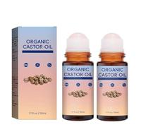 Rullo all'olio di ricino biologico con vitamina E per idratare e nutrire. Perfetto per il massaggio quotidiano. Questo olio corpo multiuso è adatto a capelli, pelle e ciglia.