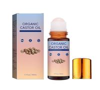 Rullo all'olio di ricino biologico con vitamina E per idratare e nutrire. Perfetto per il massaggio quotidiano. Questo olio corpo multiuso è adatto a capelli, pelle e ciglia.