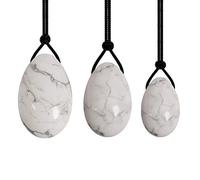 Rullo di giada bianca Yoni uova Tablero GuaSha Gouache raschietto Set cristallo naturale pietra viso rullo massaggiatore Kegel esercizio palla di giada-type 6