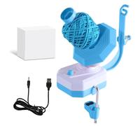 Rulos eléctricos - Automático Yarn Winder, lana, bobinador de bolas, bobinador de hilo para ganchillo con velocidad continua, ayudante ideal para los amantes del punto (azul)