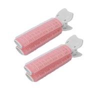 Rulos para el Cabello, Rizadores para Dar Volumen, Pinzas para la Raíz, 2 Piezas, Pinzas para Dar Volumen Al Cabello Natural Y Esponjoso, Rizador de Volumen para el Cabello, Pinzas para el(Rosa)