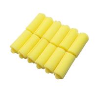 Rulos Para El Pelo 12 Uds. Rizador de pelo de esponja de 2/3CM, rodillos de espuma, herramientas de peinado for el cabello, herramienta fácil de rizar rosa/amarillo, accesorios for el cabello Rulos Fl