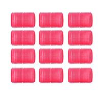 rulos para el pelo 12 unids/set peluquería uso en el hogar DIY magia grandes rodillos de pelo autoadhesivos estilo rodillo rizador herramienta belleza Rizadores de Cabello Flequillo(63x36MM)