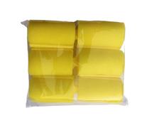 rulos para el pelo 6 uds., cojín de espuma esponja suave, rulos for el cabello, for peluquería, barbero, rizos DIY, Kit, herramientas peinado for hogar Rizadores de Cabello Flequillo(Yellow,2.5cm)
