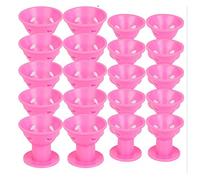 Rulos para el Pelo Bigudíes 20 / 30pcs de goma suave magia cuidado del cabello de silicona rodillos rizador de pelo de retorcimiento de pelo n calor Sin Clip Herramienta de bricolaje Styling Hair Curl
