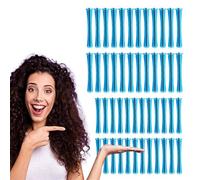 Rulos Para el Pelo - Herramienta De Estilismo Para Crear Rizos Sin Calor, 48 Piezas de Bigudies Para Rizar el Pelo en Dos Tamaños, Herramienta Útil y Duradera Para Crear Peinados Atractivos.