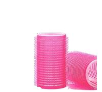 rulos para el pelo Rulos for el cabello con gancho de autoagarre, rulos for sin calor, peluquería salón, herramientas estilismo pegajosas tamaño Jumbo Rizadores de Cabello Flequillo(Rose red,20mm)