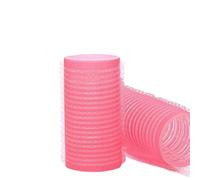 Rulos Pelo 6 uds rulos for el cabello con autoagarre rizadores de sin calor flequillo for volumen gancho autoadhesivo bucle herramientas estilismo DIY(Pink,25mm)