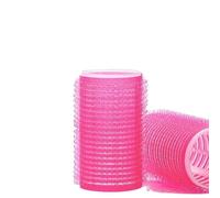 Rulos Pelo 6 uds rulos for el cabello con autoagarre rizadores de sin calor flequillo for volumen gancho autoadhesivo bucle herramientas estilismo DIY(Rose red,25mm)