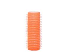 Rulos Pelo Rulos de pelo con agarre automático, juego rizadores mágicos for salón peluquería, herramientas peinado DIY for rizar sin calor, 6 uds(Orange,1.5cm)