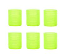 Rulos Pelo Rulos de pelo con autoagarre, rizadores sin calor, flequillo, gancho y bucle autoadhesivos, herramientas estilismo DIY, 6 uds(Yellow,2.5cm)