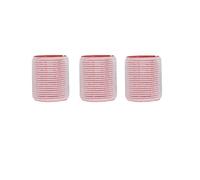 rulos pelo Rulos de pelo con autoagarre, rizadores sin calor, flequillo, volumen, gancho autoadhesivos, herramientas estilismo DIY, 3 uds(Pink,5.5CM)